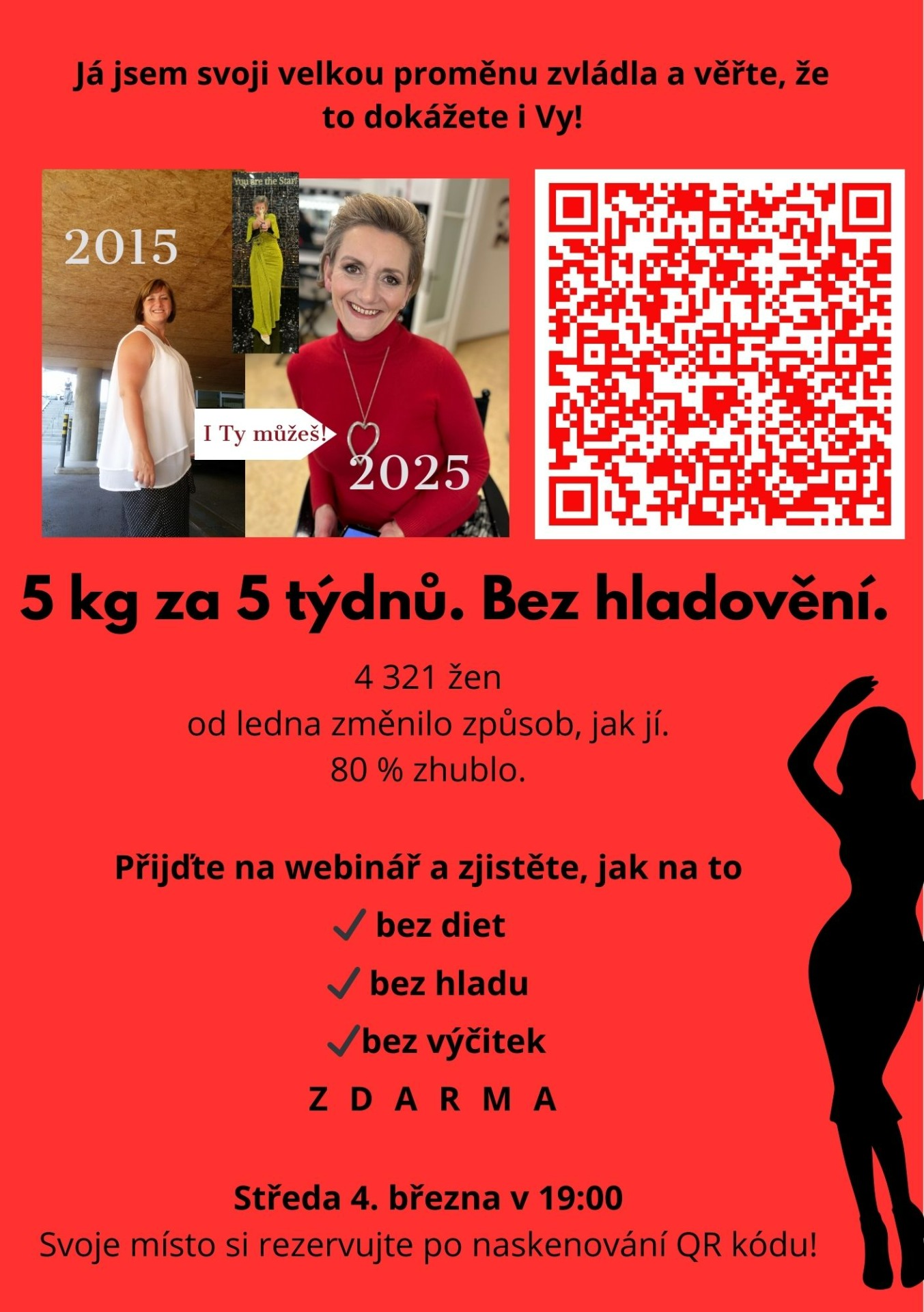 Mínus 5 g za 5 týdnů mže být jen začátek. Přidej se  a budeš koukat.